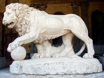 Lion sur la loggia de la villa Médicis Rome 5843065382 172