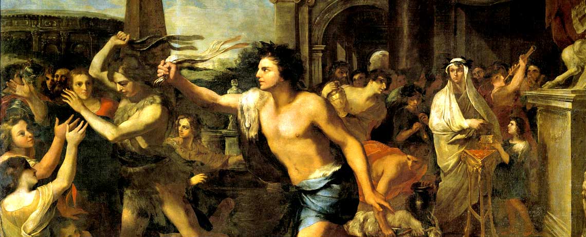 Lupercalia by Andrea Camassei - Del Prado Museum