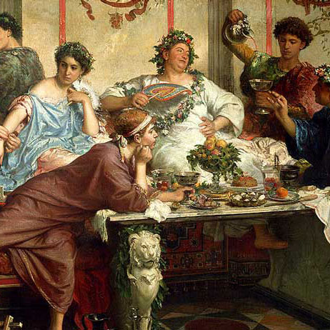 Roberto Bompiani's "A Roman Feast"
